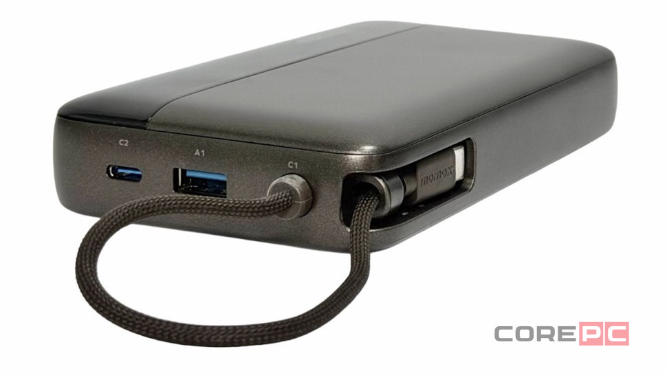 Powerbank Momax 1-Power Ultra+PD3.0/70W  20000mAh 1USB/1C IP151D черный