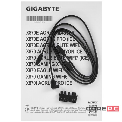 Материнская плата Gigabyte X870 GAMING X WIFI7