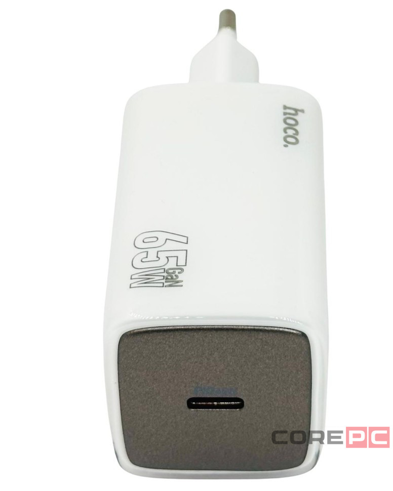 Сетевое зар. устр. Hoco N48 1C 65W белое