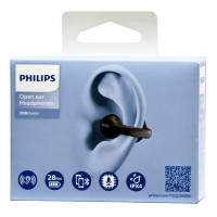 Беспроводные Bluetooth наушники-клипсы для спорта с открытым ухом Philips (TAQ2000BK) черный