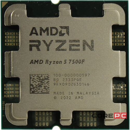 Процессор AMD Ryzen 5 7500F OEM 100-000000597
