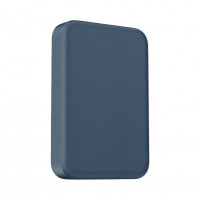 Powerbank магнитный с MagSafe Keephone Peekaboo 10000mAh кожаный синий