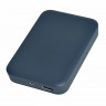 Powerbank магнитный с MagSafe Keephone Peekaboo 10000mAh кожаный синий