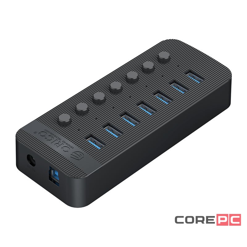 USB3.0 хаб Orico CT2U3-7AB USB3.0x7 черный