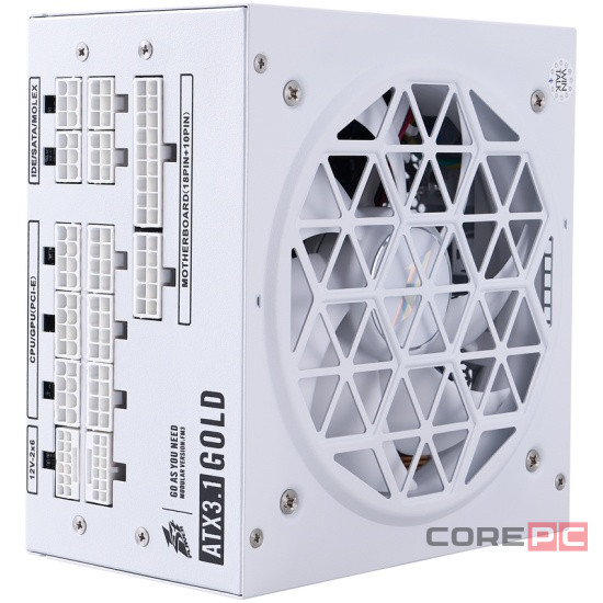 Блок питания 1STPLAYER 1200W NGDP GOLD White (HA-1200BA4-WH) 16 Pin (PCIe 5.1 Connector Cable Details)