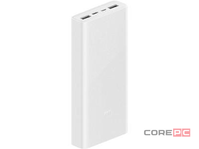Powerbank Xiaomi 3 20000mAh 2USB/1C 3A 18W VXN4258CN/PLM18ZM белый