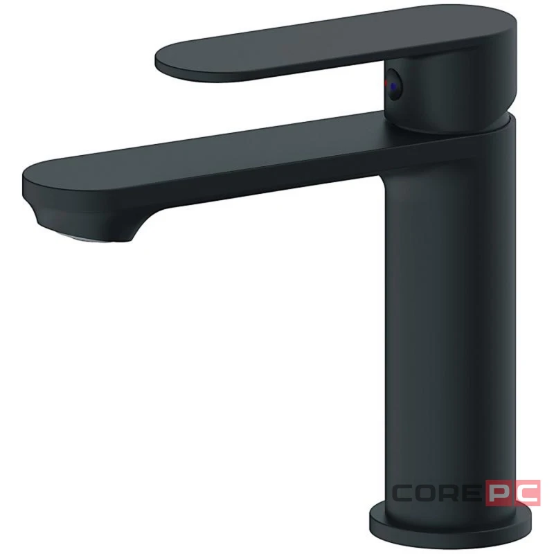 Смеситель для раковины Haiba HB10590-7, рычажное управление, цвет черный