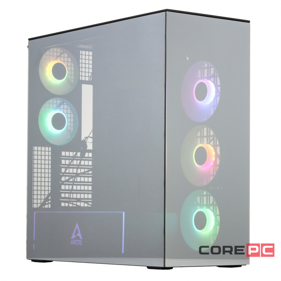 Компьютерный корпус Arctic Cooling ARCTIC Xtender Mirror Black (ACPCC00018A)