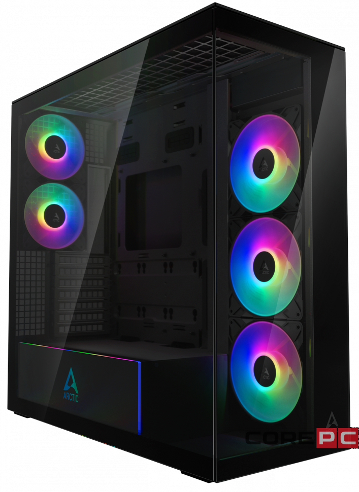 Компьютерный корпус Arctic Cooling ARCTIC Xtender Mirror Black (ACPCC00018A)
