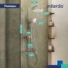 Душевая система Milardo термостат ILSSBTHM89 Идеал Спа (Ideal Spa) лейка тропический душ, хром