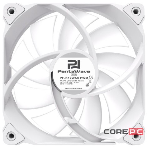 Вентилятор для корпуса PentaWave ARGB White PF-K12WAS PWM