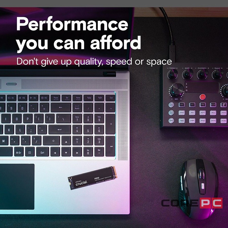 Твердотельный накопитель CRUCIAL 1000 Gb P510 (CT1000P510SSD8)