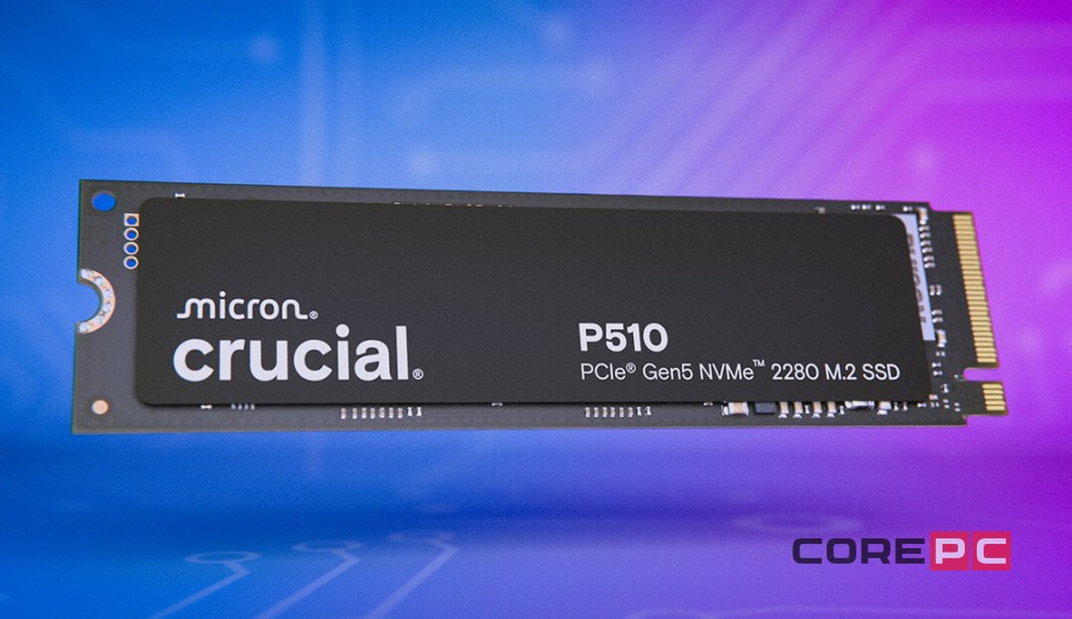Твердотельный накопитель CRUCIAL 1000 Gb P510 (CT1000P510SSD8)
