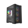 Компьютерный корпус Powercase ALISIO Micro X4B V2 TG ARGB Black (CAMCXB-A4)