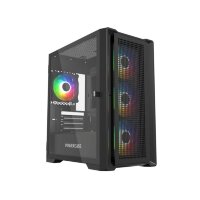 Компьютерный корпус Powercase ALISIO Micro X4B V2 TG ARGB Black (CAMCXB-A4)