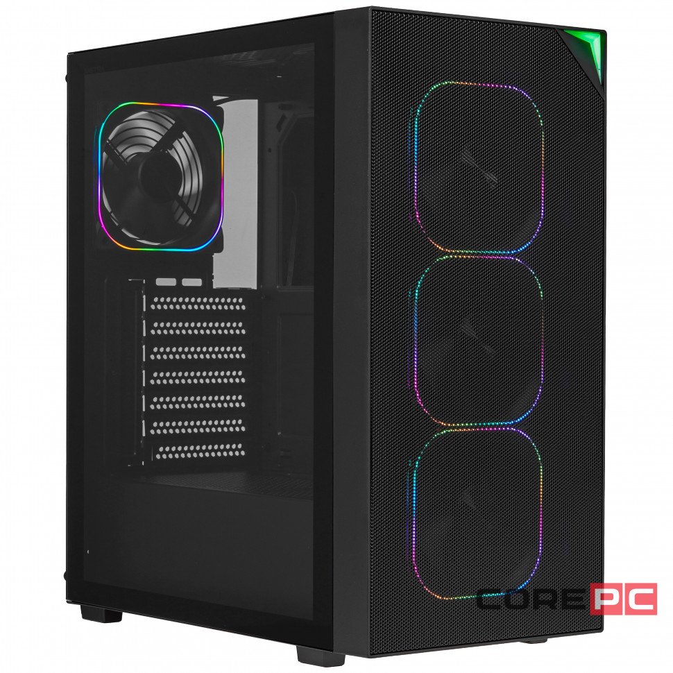 Компьютерный корпус XASTRA A408 4ARGB TG Black (A408-4FG12A)