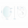 Зеркало MIXLINE Италия 570х770 (ШВ) сенсорный выключатель, светодиодная подсветка