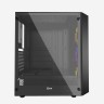 Компьютерный корпус Powercase RHOMBUS X3 MESH LED TG Black CMRMX-L3