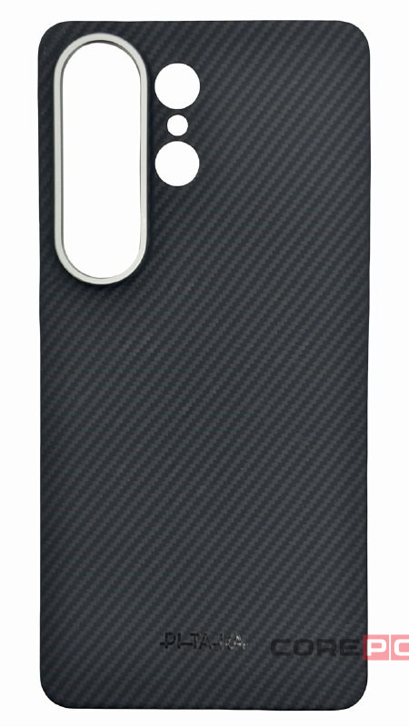 Накладка для Samsung Galaxy S26 Ultra Pitaka Ultra Slim case черно-серая