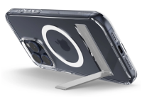 Чехол-накладка Protective Case Magsafe для iPhone 15 пластиковый с подставкой (прозрачный)