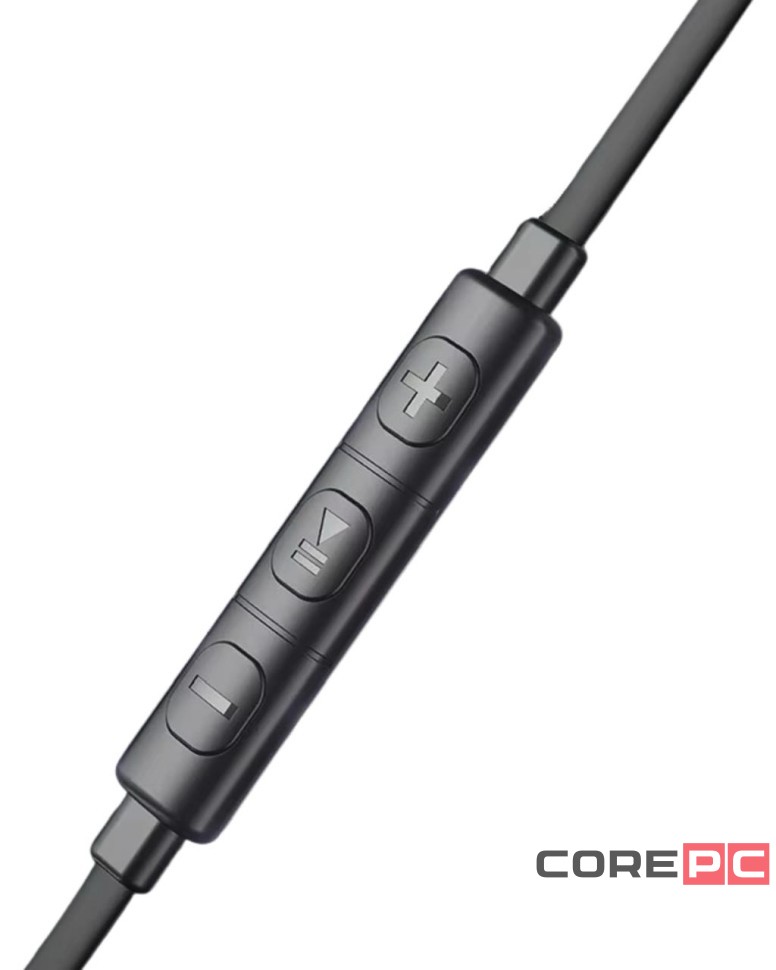 Стереонаушники Awei TC-7 с микрофоном Type-C 1.2м черные