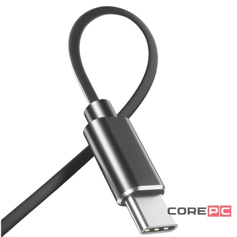 Стереонаушники Awei TC-7 с микрофоном Type-C 1.2м черные