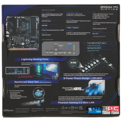 Материнская плата ASRock B550M PG RIPTIDE