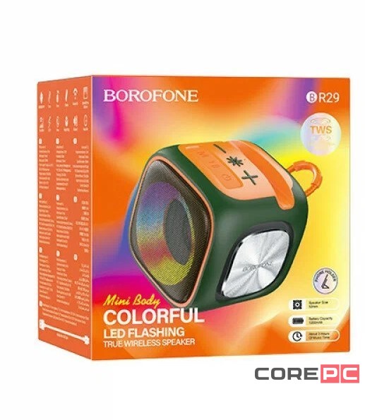 Bluetooth колонка Borofone BR29 зеленая