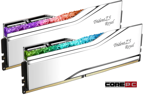 Оперативная память 32 Gb 6400 MHz G.Skill TRIDENT Z5 Royal White (F5-6400J3239G16GX2-TR5S)