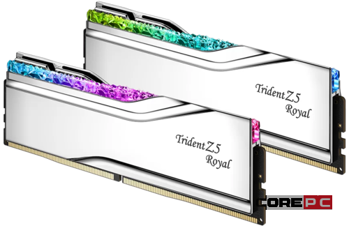 Оперативная память 32 Gb 6400 MHz G.Skill TRIDENT Z5 Royal White (F5-6400J3239G16GX2-TR5S)