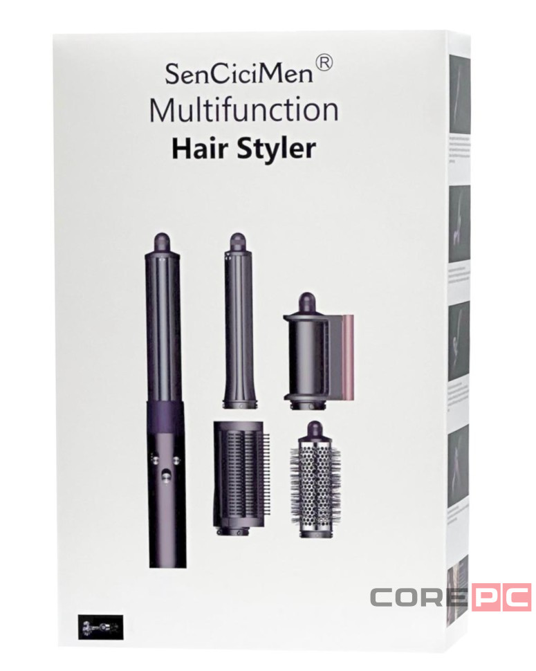 Мультистайлер SenCiciMen X9 EU( европейской вилкой) Насадок 6шт фиолетовый