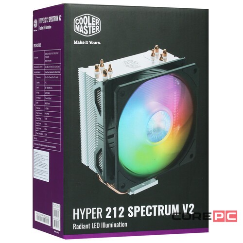 Кулер для процессора Cooler Master HYPER 212 Spectrum V2 ARGB RR-2V2L-18PD-R1 PWM