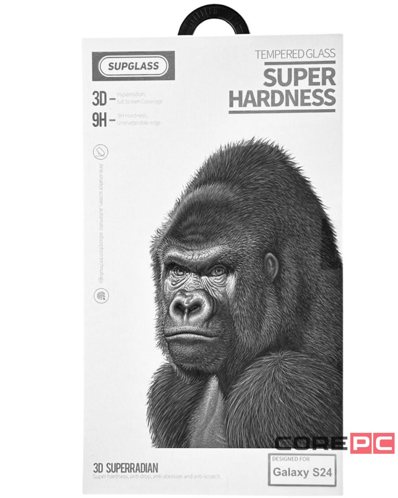 Защитное стекло для Samsung Galaxy S24/S25 Supglass XC-11 черное