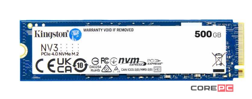 Твердотельный накопитель Kingston 500 Gb NV3 (SNV3S/500G)