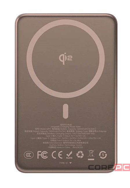 Powerbank Benks ArmorGo MP16 10000mAh коричневый