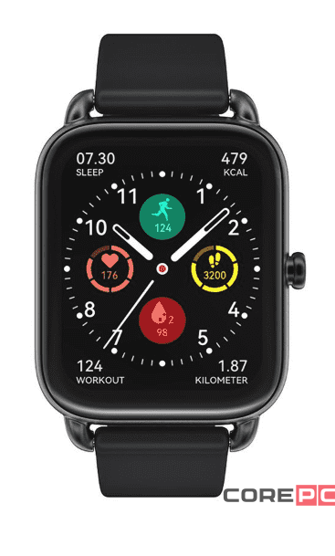 Умные часы Haylou RS4 PLUS LS11 не на магнитной застежке черные