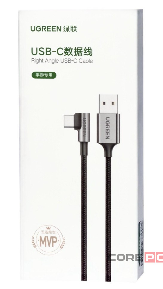 Usb Кабель-зарядка Type-C Ugreen US284 3A 3м серый