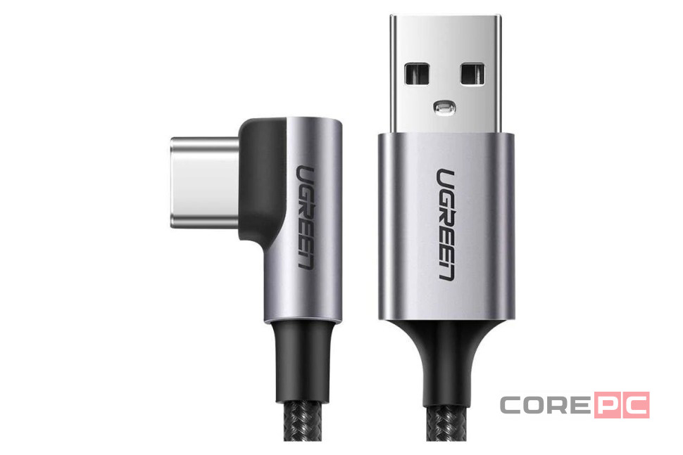 Usb Кабель-зарядка Type-C Ugreen US284 3A 3м серый