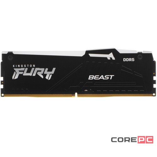 Оперативная память 16 Gb 6000 MHz Kingston FURY Beast RGB Black (KF560C40BBA-16)