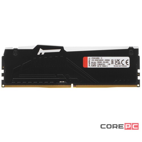 Оперативная память 16 Gb 6000 MHz Kingston FURY Beast RGB Black (KF560C40BBA-16)