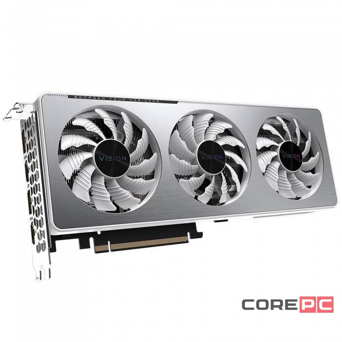 Видеокарта Gigabyte (GV-N3060VISION OC-12GD 2.0) GeForce RTX 3060 12GB VISION OC (rev. 2.0) LHR