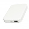 Powerbank магнитный с MagSafe Keephone Peekaboo 10000mAh кожаный белый