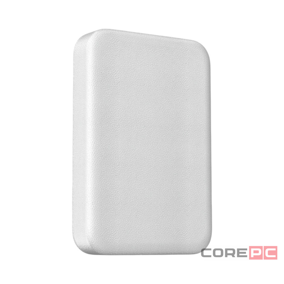 Powerbank магнитный с MagSafe Keephone Peekaboo 10000mAh кожаный белый