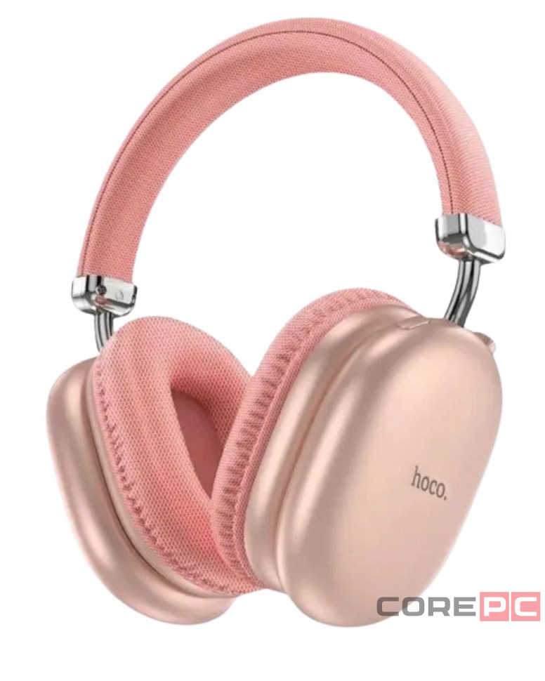 Стереонаушники Bluetooth полноразмерные Hoco W35 Max V5.3/45ч розовые