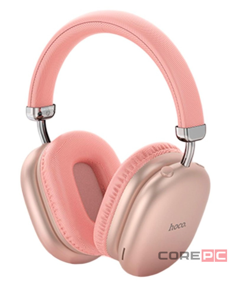 Стереонаушники Bluetooth полноразмерные Hoco W35 Max V5.3/45ч розовые