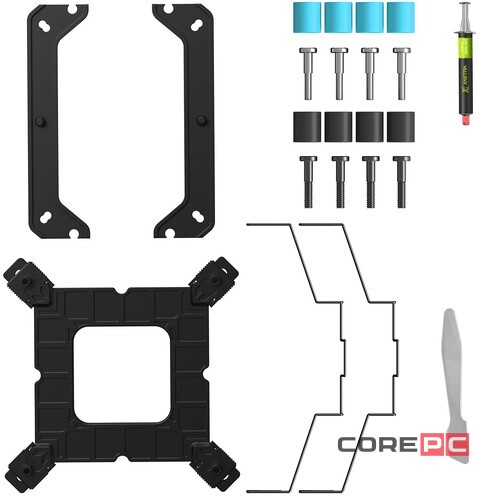Кулер для процессора XASTRA AR400 FRGB BK (AR400-BKSFPX-GL)