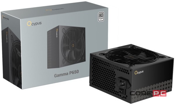 Блок питания Ocypus 650W Gamma P650 (Gamma-P650-W1HDBK024X-EU)