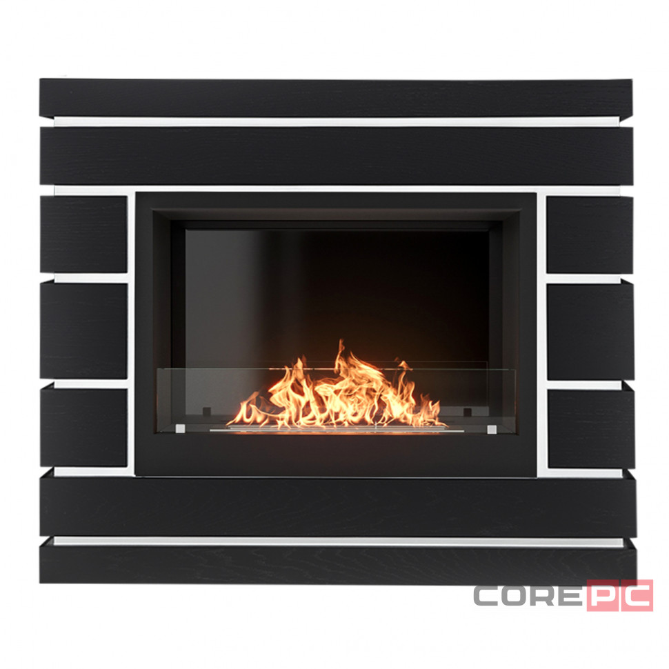 Биокамин Firelight BFP/P-2520, портал Moderno 25 шпон чёрный дуб