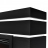 Биокамин Firelight BFP/P-2520, портал Moderno 25 шпон чёрный дуб