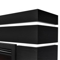 Биокамин Firelight BFP/P-2520, портал Moderno 25 шпон чёрный дуб